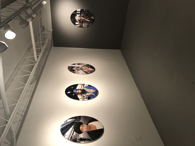 Exhibition View  oval portraits, 2020